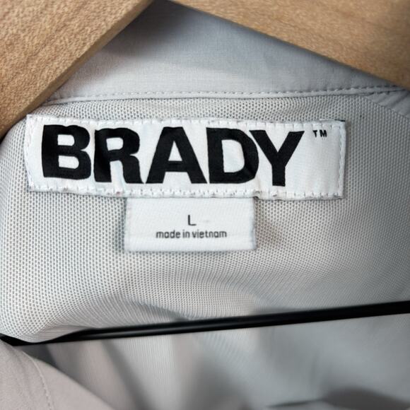 Brady Mens Vest Large Gray Zero Wight Golf Vest Vented Lightweight Performance - Picture 3 of 11